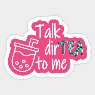 Tea puns Sticker